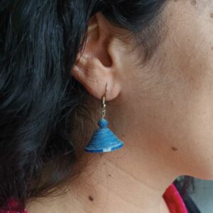 boucles d'oreilles en papier