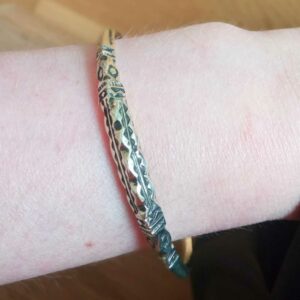 bracelet jonc en nickel