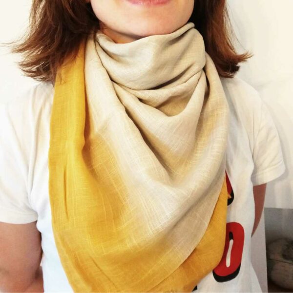 foulard cheche orange